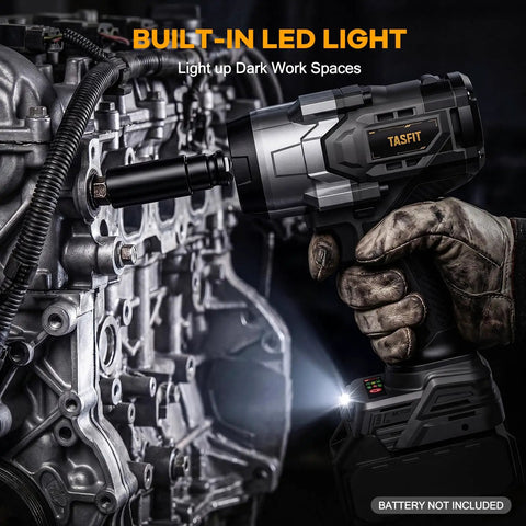Beefy 1/2 Inch Impact Wrench Tool-Only 1106 Ft-Lbs Torque Compatible With 20V Batteries No Battery Or Charger Included Heavy Duty Performance For Pros And DIY Weekend Warriors on engine