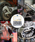 Pro Grade Stainless Steel Flange Nuts Kit With Serrated Hex Lock Nuts Assorted Metric Sizes M3 Through M12 130 Piece Set in use on machinery and tools