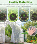 Lightweight Reusable Garden Netting Pest Barrier 10x50 Ft Insect Mesh Pro Grade for raised beds, showing quality materials.