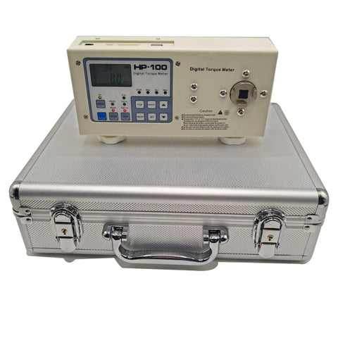Pro Grade Digital Torque Meter Portable Torsion Tester With LCD HD Display Easy Read Controls Peak And Tracking Modes Three Unit Options Torque Wrench Size Compatible For Screws And Fasteners 100 Kg Capacity 10 Nm Dynamometer on case