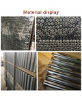 Material display of Heavy Duty Stainless Steel Unpowered Roller Conveyor 38mm with durable galvanized ends for smooth warehouse workflow.