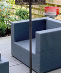 Tanglewood Outdoor Floor Lamp In Oil Rubbed Bronze, All Weather Powder Coated Steel, UL Listed Rustic Standing Lamp For Patio