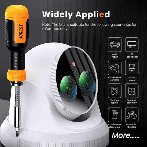 All In One Magnetic Screwdriver Set With 25 Tools Handy Portable Multitool Kit for home DIY with camera and application icons