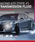 Synthetic Racing Type F ATF For Automatic Transmissions, Crazy Strong Film, Enhanced Extreme Pressure Additives, Five Times Stronger Than Petroleum, Quicker Shifts, Faster Lockup, Better Converter Efficiency At High Temps, 1 Quart, racing car