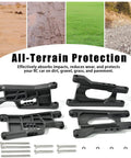 Traxxas Drag Slash C10 Nitro Rustler one tenth scale front and rear nylon A arms replacement upgrade, durable nylon, all-terrain protection