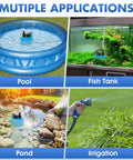 Automatic Pool Cover Pump With Water Sensor For Above Ground Pools, Fast Dry Your Cover After Rain, Sump Pump For Pool Drainage in use with pool, fish tank, pond, irrigation.