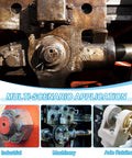 Close-up of industrial machinery showcasing a 20 Pack 10 X 4 Mm Clevis Pins in 304 Stainless Steel Flat Head Single Hole.