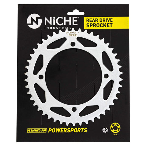 Beefed Up Drive Sprocket Chain Combo For Kawasaki KX65 Front 13 Tooth Rear 46 Tooth 420 Chain 108 Links Heavy Duty SAE 1023 Carbon Steel