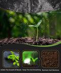 Heavy Duty Weed Barrier Landscape Fabric 6.5 Ft By 300 Ft Premium 3 Oz Geotextile Garden Fabric for weed blocking and soil moisture