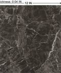 Brown Marble Vinyl Floor Tile 12x12 Inch Peel And Stick Self Adhesive Flooring showing granite look in 12x12 dimension