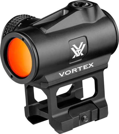 Triumph 2 MOA Red Dot Sight For Quick Target Lock With Unlimited Eye Relief Parallax Free Design And 9 Daylight Plus 2 Night Vision Illumination Levels Perfect For Tactical Range And Everyday Carry, black Vortex red dot sight on mount