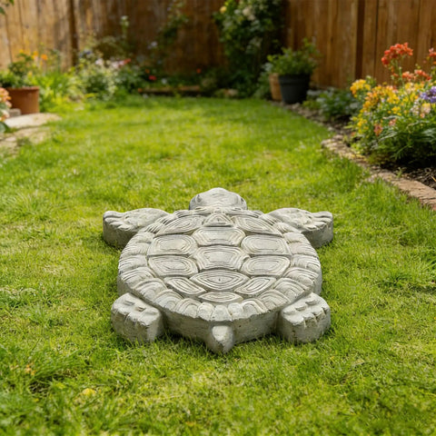 Turtle Shaped Paving Mold For DIY Stepping Stones And Garden Pathways Concrete Cement Mould Reusable Stamp For Patio Sidewalk