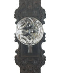 Antique Wall Hanging Door Knob Decor With Hand Painted Finish For That Old School Rustic Vibe, Brown Display, Acrylic Knob
