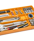 Universal Tool And Parts Tray Portable Box Organizer With 10 Compartments, 11x16 Inch Fit For Tool Box Drawers, Keeps Parts And Tools Visible