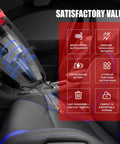 Cordless 120W Handheld Vacuum Cleaner That Is A Beast For Quick Cleanups Compatible With Milwaukee 18V Battery used on car seat