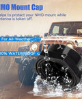 2 Pack NMO Antenna Mount Cap With O Ring Seal Weatherproof Dust And Rain Cover in rain by vehicle