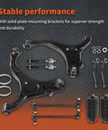 Labwork 10pc front suspension kit with control arms, ball joints, tie rod ends, sway bar links for Santa Fe 2007-2012