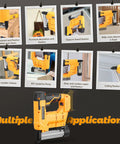 Cordless 18GA Brad Nailer And Electric Staple Gun Two In One Wire Free Nail Tool For Home Repair Easy DIY Woodworking Quick Fixes displayed with various applications