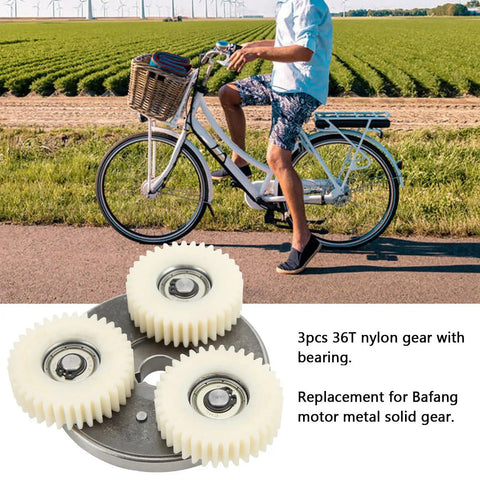36T Gear Motor Hub Clutch Kit For Electric Bikes With Planetary Gears And 500W 750W Power Durable Steel Construction With Nylon 36 Teeth Gears For Smooth Reliable Performance And Street Ready Long Lasting E Wheel Motor System