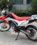 7075 Aluminum Dirt Bike Kickstand Adjustable Side Stand For CRF250L CRF250X Rally Models 2012 Through 2023 Black