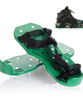 Lawn Aerator Spiked Shoes With 13 Nails Each For Lawn Aeration Scarifier Footwear Nail Shoes One Size Fits All Black Green