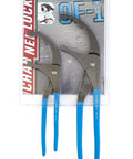 Garage Ready Heavy Duty Oil Filter and PVC Pliers Set in packaging, 12 Inch and 15 Inch, PermaLock Fastener, Made in USA