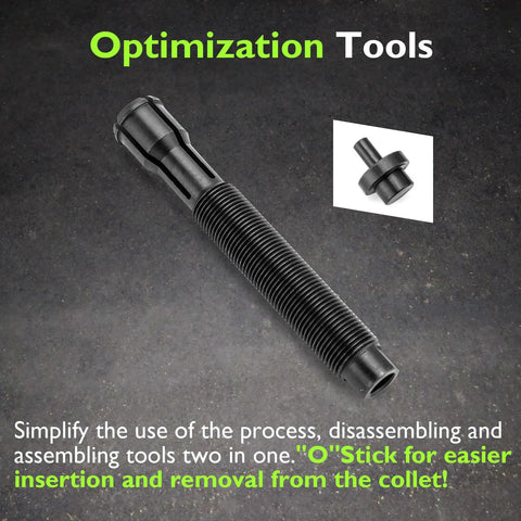 Steel Inner Cam Bearing Installer And Camshaft Puller Tool For Harley Evolution Engines on a dark background