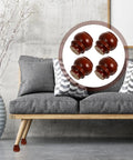 4 Pack Solid Wood Sofa Legs Replacement For Couch, Dressing Table, And Bedside Table, Sturdy Easy Install Bun Shape Elevate Furniture Height Improve Cleaning And Modern Home Refresh.