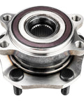 Front Wheel Bearing Hub Assembly For 2014 To 2023 Nissan Rogue And 2017 To 2022 Rogue Sport 5 Lug Bolt On Direct Replacement OE 513357 Premium Quality Wheel Bearing And Hub Assembly close-up