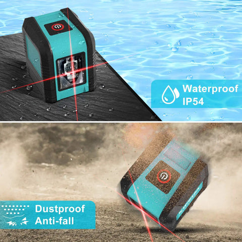 Self Leveling Red Beam Laser Level With Cross Line For Construction And Home Reno in waterproof and dustproof testing situations