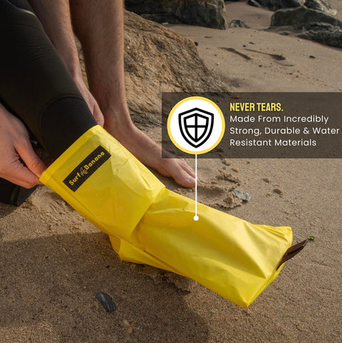 Friction Free Wetsuit Changing Sock For Surfers And Divers, Reusable Tear Resistant Gear That Lets You Slide Into Your Wetsuit Fast Without Snags Or Stretching, Durable For Kids Beginners And Triathletes