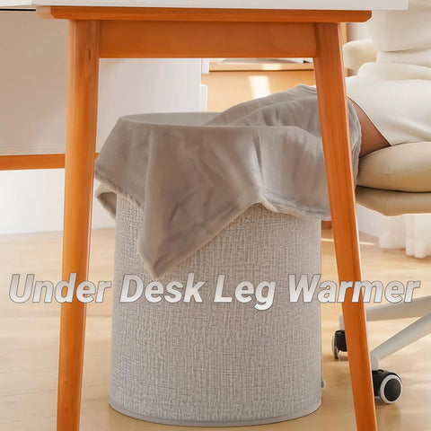 Under Desk Leg Warmer Heater With Six Temperature Settings And Timer Five Second Rapid Heating Overheat Protection Pink Leg Toaster