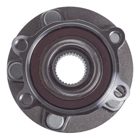 Top view of 2 Pack Front Wheel Hub And Bearing Assembly For Mazda CX 5 2013 To 2023 And Mazda 6 2014 To 2021 5 Lug Premium Quality