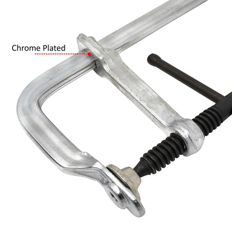 Light Duty Utility Clamp UD45 With 4.5 Inch Capacity And 500 Pound Clamping Power, Five Eighths By Five Sixteenths Inch Rail