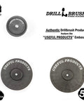 Ultra Stiff Drill Powered Cleaning Brush Set For Serious BBQ Grill Degreasing And Heavy Duty Paint Stripping Zero Wire Headache Power scrubber set showing 2, 4, and 5 inch sizes.