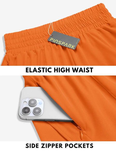 Lightweight Womens Running Shorts With High Waist And Zip Pockets Quick Dry Lining For Training And Gym Use Breathable Stretchy Fabric Summer