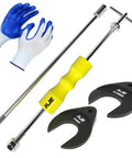 CV Axle Removal Tool And Puller Kit With 50mm And 64mm Forks, Slide Hammer, 4 Piece CV Joint Fork Set For Ford Taurus, Mercury Sable, SVT Raptor, Lincoln Navigator, A Real Workhorse Shaft Puller For Easy Axle Service. 50mm and 64mm forks