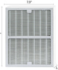 2 Pack Replacement Air Purifier Filters For AC-2119 And IAP-10 Series, Compatible With Filtrete FAP-C01-A, showing size details