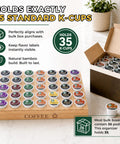 Neat K Cup Pod Organizer For Countertop Or Drawer Holds 35 Coffee Pods Perfect For Office And Kitchen Compact K Cup Storage Rack