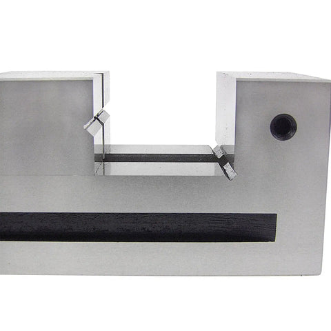 3 Inch Precision Toolmaker Vise With V Groove, Hardened Surfaces, 0.0002 Inch Accuracy, Replaceable Jaws, Top Notch Grinding And Machining Clamp For Metalworking And Precision Crafting