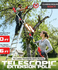 Pole Saw For Milwaukee 18V Cordless 8 Inch Tree Trimmer Cutter With 16 Feet Reach And 26 Feet Per Second Cutting Speed