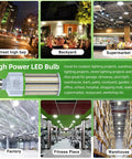 Beast Bright LED Corn Light Bulb 100W Equivalent 14000 Lumens 5000K Daylight E39 Mogul Base 208-480V 800W HPS MH Replacement