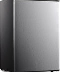 Full-Size Upright Freezer with Single Glass Door and External Controls Providing Mega Spacious Room for Your Ultimate Party Stash and Daily Grinds while Maintaining Top Tier Efficiency that Totally Flips the Script on Cold Storage, sleek stainless steel design.