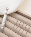 Piercing Taper And Ball Grabber Tool Set For 14G 16G 18G 20G Stainless Steel Flat Back Earring Applicator Threadless