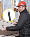 Man using Vinyl Siding Removal Tool 7 Inch Heavy Duty Steel Hand Tool For House Siding Installation And Repair Durable Steel Construction Built To Last Pro Grade For Quick And Easy Siding Replacement And Repairs On Homes And Outbuildings