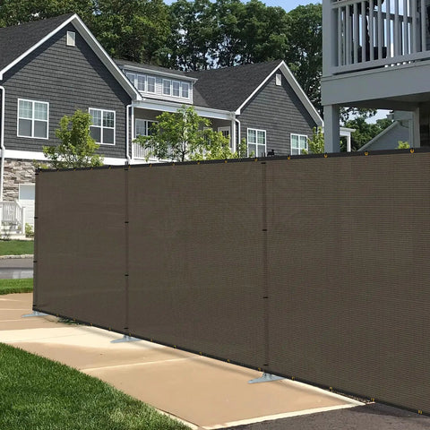 6x24 Foot Outdoor Privacy Fence Panel Kit Freestanding Backyard Privacy Screen for pools, patios, and dogs, temporary garden fence