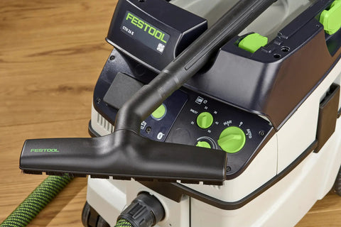 Floor Nozzle With Dual Castors And Two Brush Inserts For Quick Effortless Cleaning Of Large Floor Areas Made From Lightweight Plastic