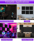 Silence The Studio Echo Dead In Its Tracks With These Thick High Density Sound Absorbing Foam Panels in recording studio, office, gaming room, and home theater.