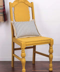 Wooden chair with Venetian Yellow Milk Paint Finish For Decor And Furniture With A Slick Matte Brushed Look Minimal Prep No Primers Required Easy Clean Up Water Based And Safe To Use Quart Size