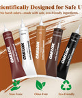 Leather Repair Kit For Car Seats, Furniture And Couches With 3 Step Reinforcement, eco-friendly color tubes image